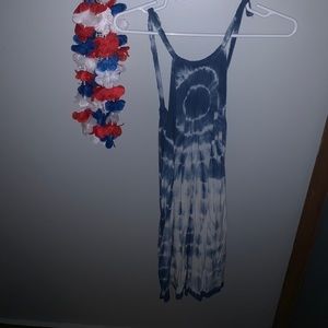 American Eagle Tye Dye Dress Halter